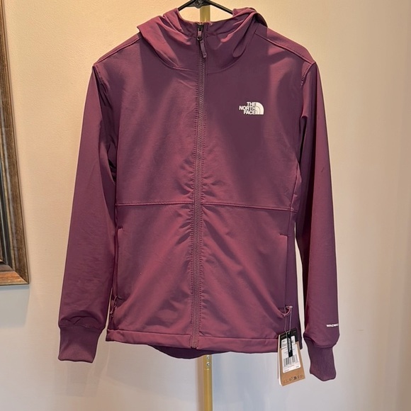 The North Face Jackets & Blazers - The North Face windwall Maroon Hooded Jacket NWT S